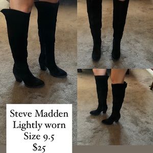 Steve Madden Over The Knee Heeled Boots